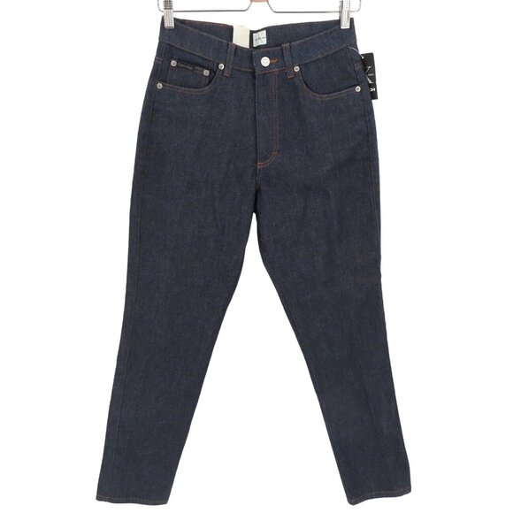 Calvin Klein Womens 6 Tapered Leg 5 Pocket Blue VTG Deadstock Denim Jeans NEW - Picture 1 of 12